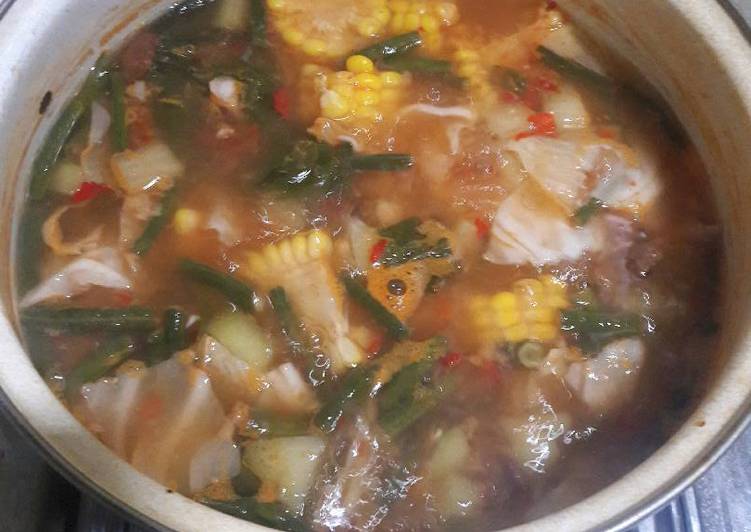 cara membuat Sayur asem pedas sederhana