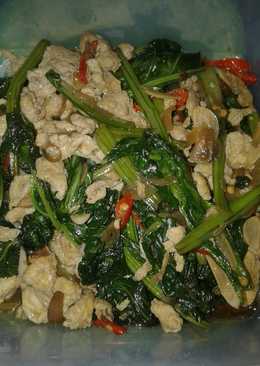 Orak arik sawi hijau