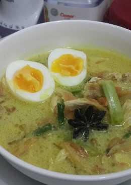 Soto ayam kuah santen