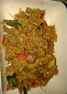Ayam suwir rica rica