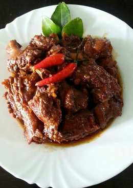 Bebek bumbu kecap pedas