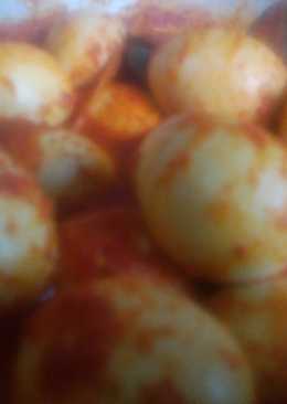 Telur balado santan ð