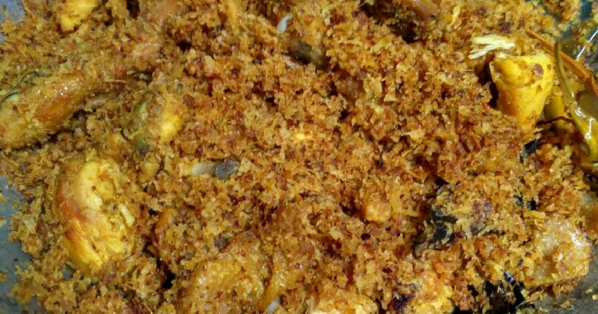 47 resep ayam serundeng kelapa manis enak dan sederhana 