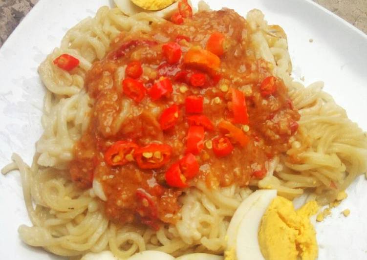 resep makanan Mie lendir