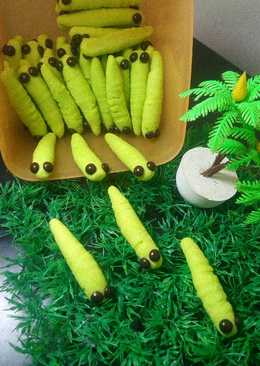 Worm Cookies / Caterpillar Cookies #KamisManis