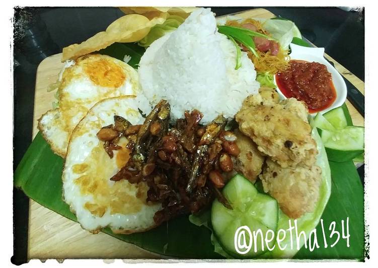 resep lengkap untuk Nasi Lemak (rice cooker)