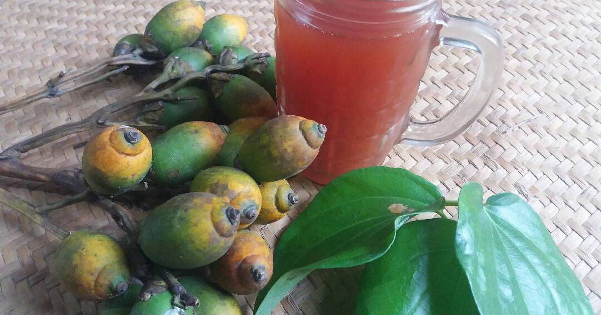 Resep Jamu Buah  Pinang  Daun Sirih oleh Widjie Astuti 