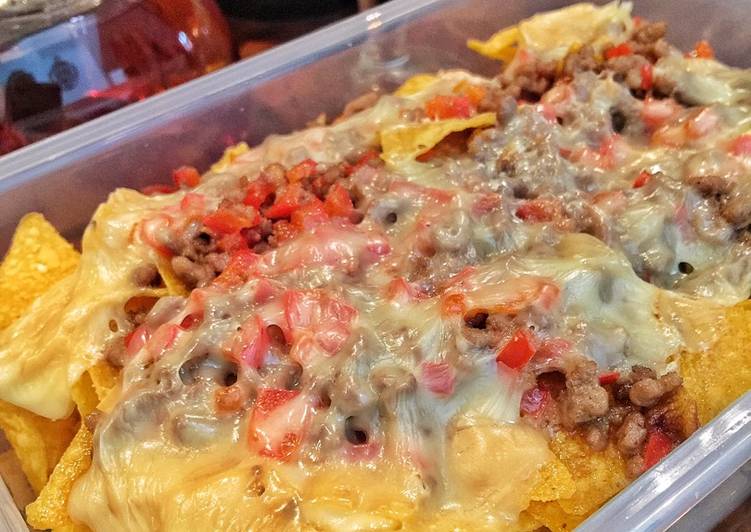 resep masakan Simple Nachos