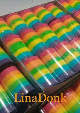 Mini Roll Cake Rainbow