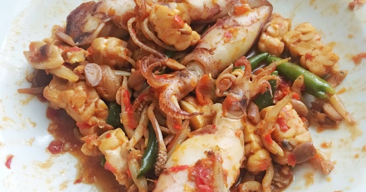  Resep  Cumi  Asin Tauco Pedas  oleh dapur cikayu Cookpad