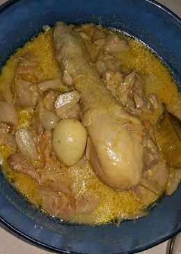 Lodeh tewel with ayam,puyuh Pedess