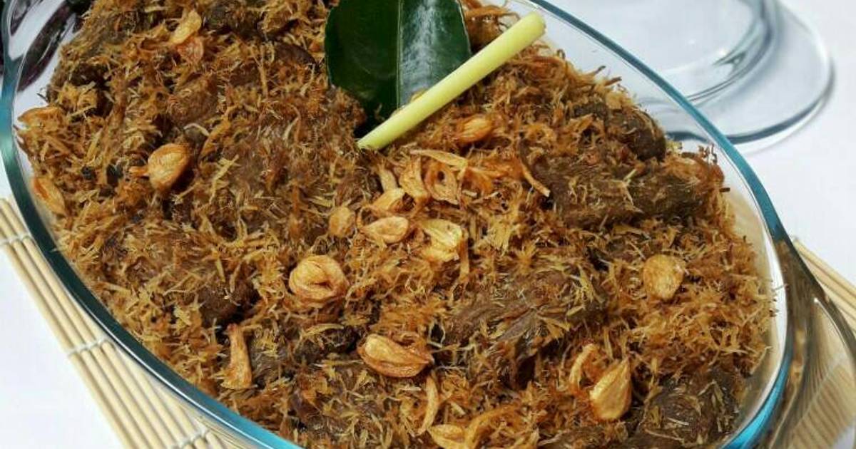  Resep Dendeng Ragi Srundeng Daging kitaberbagi oleh 