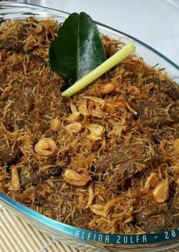 Dendeng Ragi / Srundeng Daging #kitaberbagi