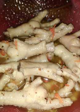 Tumis ceker asam pedas