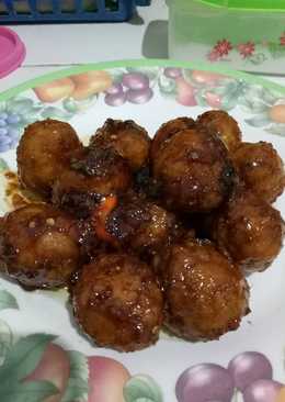 Bakso tempe saus tiram