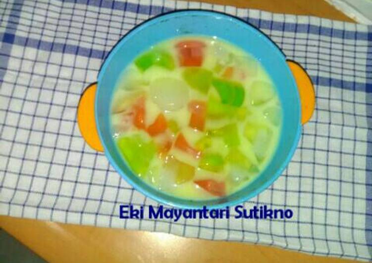 resep makanan Es Jelly Sederhana (Hidangan Buka Puasa)