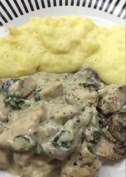 Creamy Chicken Mushroom Sauce with Parmesan ala Mak Kalun