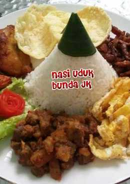 Nasi uduk ala bunda Jk