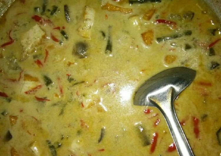 resep Sayur tahu tempe pedas (Jangan Lombok) khas Wonogiri