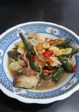 Tumis sayuran campur campur