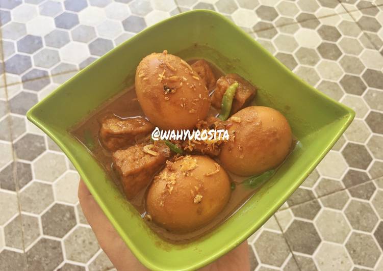 resep Semur Telur Tahu