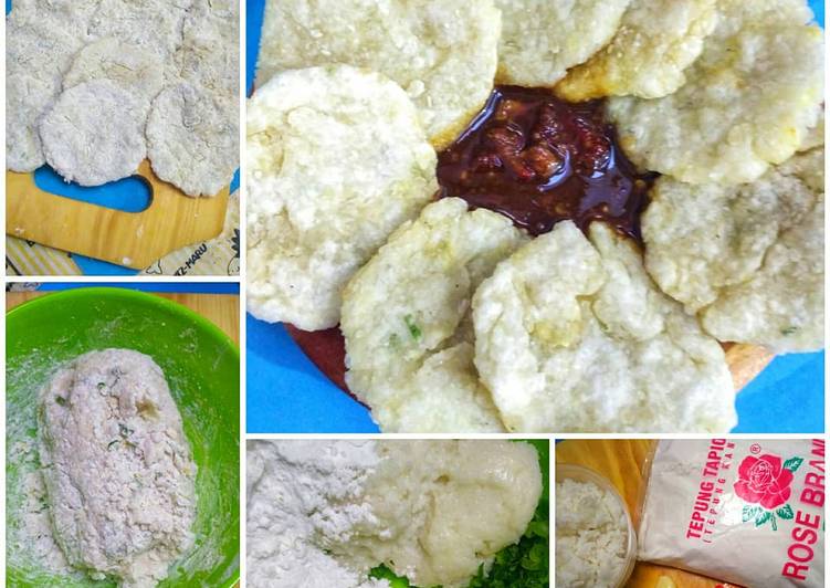 gambar untuk resep makanan Cireng nasi bumbu rujak