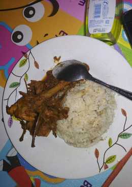 Nasi kebuli ayam rice cooker