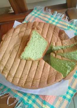 Bolu pandan lembut resep praktis