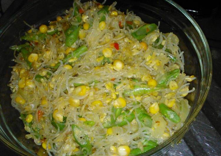 Resep Bihun Campur Buncis Jagung Manis Kiriman dari aghni_