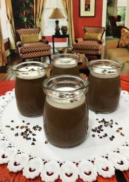 Dark chocolate pannacotta #keto #ketopad