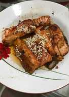 Salmon saus teriyaki