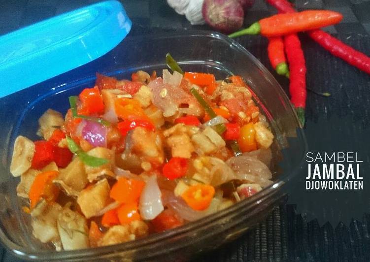 Resep Sambel Jambal Kiriman dari Evi Khalisa ??DjowoKlaten