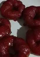 Sweet sugar flower donuts