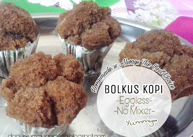 resep lengkap untuk Bolu Kukus Kopi Mekar tanpa Telur tanpa Mikser