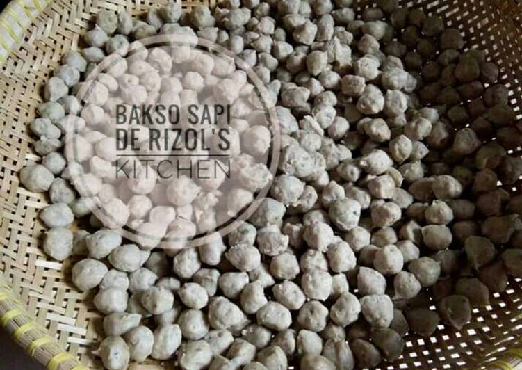 Resep Bakso Sapi kenyal non MSG praktis Dari Feby Souvenir