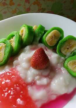 46. Es Pisang Ijo (Recipe JTT Lembut)