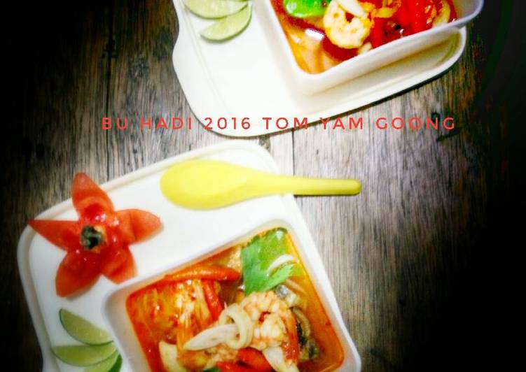 gambar untuk cara membuat Tom Yam Goong