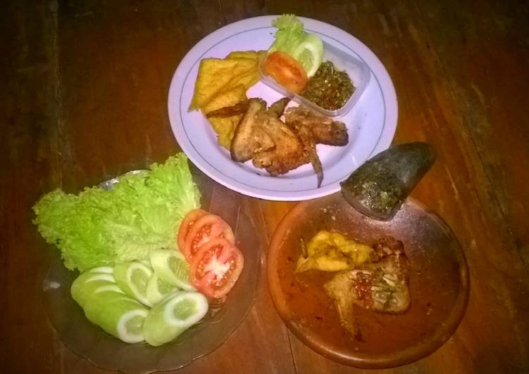 Resep Sayap Ayam dan Tahu Penyet oleh Puput - Cookpad