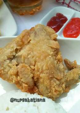 Sayap Ayam Goreng Tepung (versi praktis)