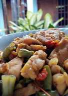 Tumis Buncis Ayam Tempe Mak Nyuss and Simple