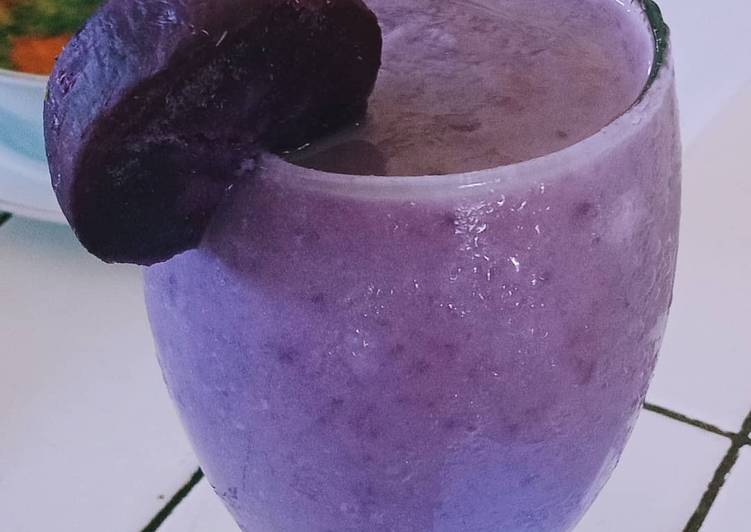 resep makanan Jus ubi ungu