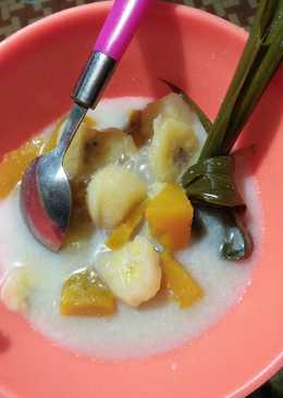 Kolak pisang labu kuning