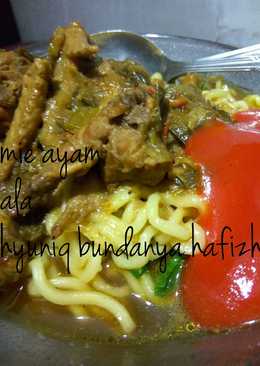 Mie ayam ala rumahan (rasa kaki lima)