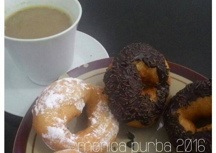 gambar untuk cara membuat Donat kentang super lembut