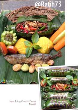 Nasi Bakar Komplit (Nasi Tutug Oncom Sunda)