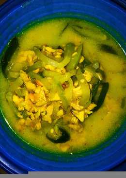 Sayur lodeh labu siam tempe