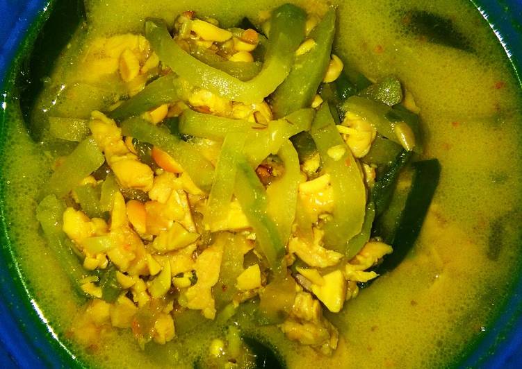 resep Sayur lodeh labu siam tempe