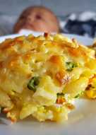 Makaroni skotel sederhana kukus