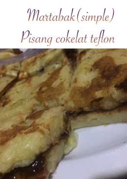 Martabak pisang coklat teflon