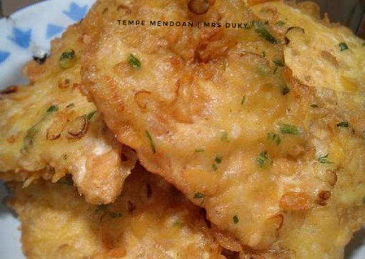 resep Tempe Mendoan